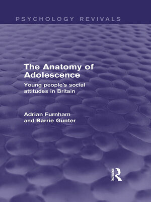 cover image of The Anatomy of Adolescence